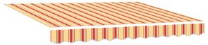 Stahovací markýza Žlutá a oranžová 300 x 250 cm
