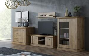 Casarredo - Komfort nábytek Komoda ANTICA A2, 1D4S výběr barev | barva: jrs-kraft-zlatý