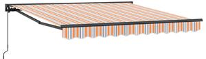 Rám markýzy Modrá a Oranžová 300 x 250 cm