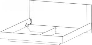 Casarredo - Komfort nábytek Postel PAMELA 293, 180x200, alpská bílá