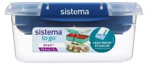Sistema Box na jídlo s vložkou Stax To Go 1l Barva: ocean blue