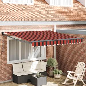 Stahovací markýza Červená a černá 350 x 250 x 165 cm 3330235