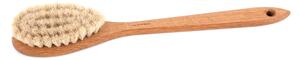Masážní kartáč z koňských žíní s rukojetí