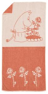 Arabia Ručník Moominmamma 70x140, béžovo-červený