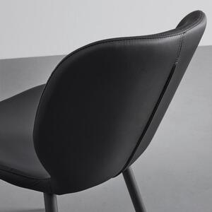 Židle Iery - Černá Koženka