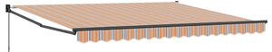 Stahovací markýza Vícebarevný 400 × 300 cm