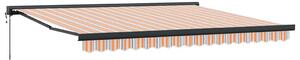 Stahovací markýza Vícebarevný 400 × 300 cm Textil a kov