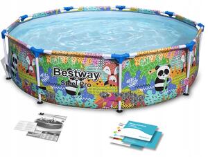 84644 Bazén rámový Bestway Steel Pro 274 x 66 cm 3221 l