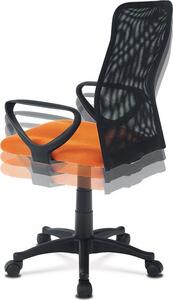 Autronic Dětská židle KA-B047 ORA, oranžová/černý plast