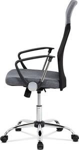 Autronic Kancelářská židle KA-E301 GREY, šedá/černá MESH, kov
