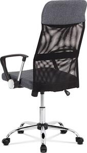 Autronic Kancelářská židle KA-E301 GREY, šedá/černá MESH, kov