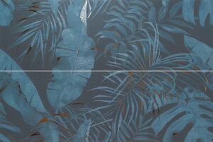 Obklad APE Silk Decor Set(2) Lost Paradise Blue 40x120 Rett