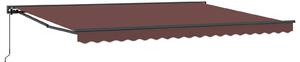 Manuální zatahovací markýza Hnědá 4 x 2 m