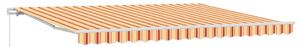 Stahovací markýza 450 × 300 cm Polyester a hliník