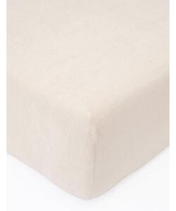 MK Lůžkoviny Froté prostěradlo do postýlky 60 × 120 cm - přírodní