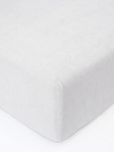 MK Lůžkoviny Froté prostěradlo do postýlky 60 × 120 cm - světle šedá
