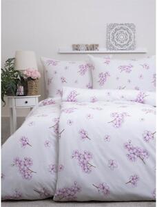 MK Lůžkoviny Francouzské bavlněné povlečení Renforcé - Sakura 220 × 200 cm, 2ks 70 x 90 cm