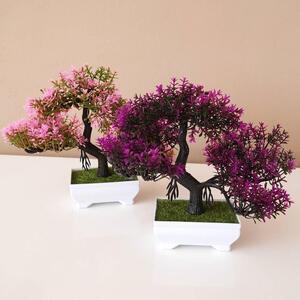 Umělá bonsai - fialová