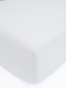 MK Lůžkoviny Jersey prostěradlo do postýlky Classic 60 x 120 cm – světle šedá