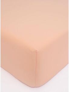 MK Lůžkoviny Jersey prostěradlo do postýlky Classic 70 x 140 cm – lososová