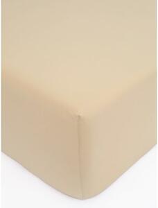 MK Lůžkoviny Jersey prostěradlo do postýlky Classic 60 x 120 cm – béžová