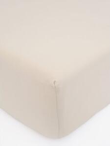 MK Lůžkoviny Jersey prostěradlo do postýlky Classic 70 x 140 cm – přírodní