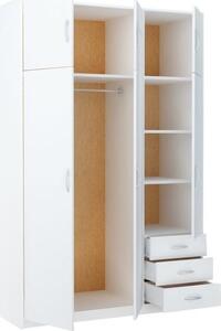 Casarredo - Komfort nábytek Šatní skříň VIKA 6D3SZ bílá