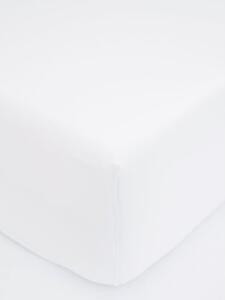 MK Lůžkoviny Jersey prostěradlo Classic 180 x 200 cm – bílá