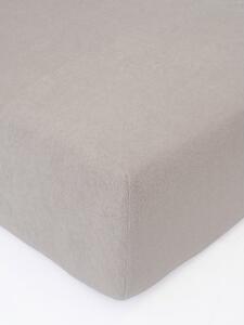 MK Lůžkoviny Froté prostěradlo do postýlky 60 × 120 cm - cappuccino