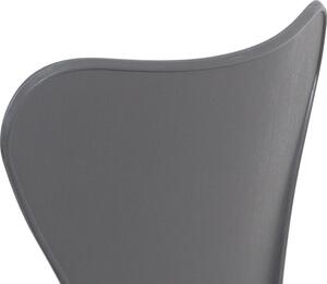 Autronic Plastová jídelní židle CT-742 GREY, šedá plast/natural