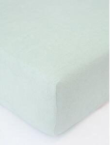MK Lůžkoviny Froté prostěradlo do postýlky 60 × 120 cm - mátová