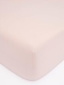 MK Lůžkoviny Jersey prostěradlo do postýlky Classic 60 x 120 cm – pudrová