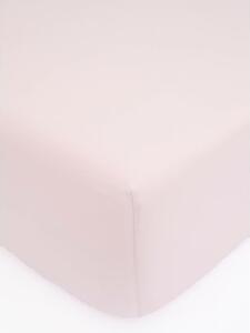 MK Lůžkoviny Jersey prostěradlo do postýlky Classic 70 x 140 cm – starorůžová