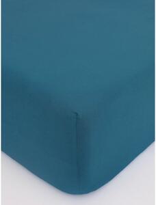 MK Lůžkoviny Jersey prostěradlo do postýlky Classic 60 × 120 cm - petrolejová