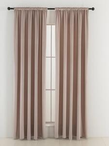 MK Lůžkoviny Sametové zatemňovací závěsy Cesar pudrové - 140 x 160 cm (2ks) - řasící stuha