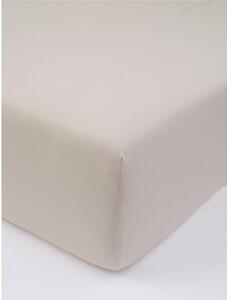 MK Lůžkoviny Jersey prostěradlo do postýlky s elastanem 70 × 140 cm – přírodní