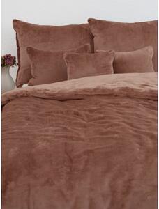 MK Lůžkoviny Prodloužené mikroplyšové povlečení Exclusive - Laura mocha mousse 140 × 220 cm, 70 x 90 cm