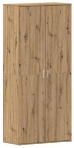 Skříň na obuv 80 x 39 x 178 cm Kompozitní dřevo Artisanový dub