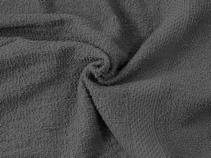 Osuška BASIC ONE 70 x 140 cm tmavě šedá, 100% bavlna