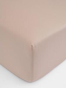 MK Lůžkoviny Saténové prostěradlo Diana 160 × 200 cm - cappuccino
