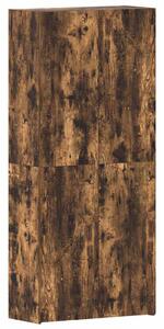 Skříň na obuv 80 x 35.5 x 180 cm Kompozitní dřevo Vícebarevný