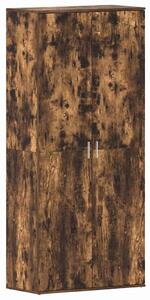 Skříň na obuv Kouřový dub 80 x 39 x 178 cm kompozitní dřevo