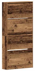 Skříň na obuv 80 x 21 x 163,5 cm Kompozitní dřevo Staré dřevo