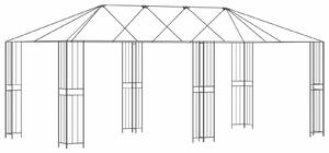 Rám na altán 6 x 3 m Černá Ocel