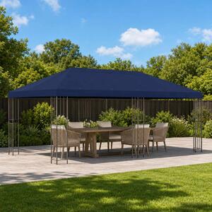 Zahradní altán 6 x 3 m Modrá Polyester a ocel 190 gsm 3375988