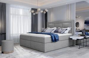 Boxspringová postel 140x200 TERIVO - šedá