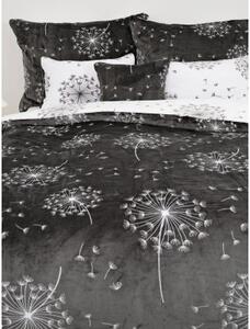 MK Lůžkoviny Mikroplyšové povlečení Exclusive - Pampelišky šedé 140 × 200 cm, 70 x 90 cm