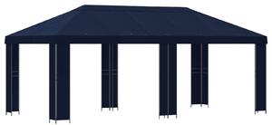 Zahradní altán 6 x 3 m Modrá Polyester a ocel 190