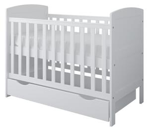 Dětská postýlka Mini Philip 120 x 60 cm Úložný prostor k postýlce: Jeden šuplík na kolečkách