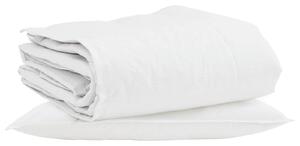 Zimní přikrývka s polštářem 2 pcs Bílá Peří